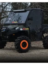 SuperATV Scratch Resistant Cab Enclosure Door Polaris Ranger Full Size 570 2016+                                     - DOOR-P-RAN-09XP-001-72 - Image 4