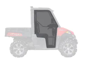 SuperATV Scratch Resistant Cab Enclosure 2-Door Polaris Ranger Mid Size 2015+