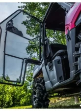 SuperATV Scratch Resistant Cab Enclosure 2-Door Polaris Ranger Mid Size 2015+                                     - DOOR-P-RAN-MID-001-72 - Image 3