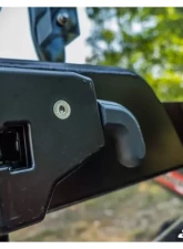SuperATV Scratch Resistant Cab Enclosure 2-Door Polaris Ranger Mid Size 2015+                                     - DOOR-P-RAN-MID-001-72 - Image 6