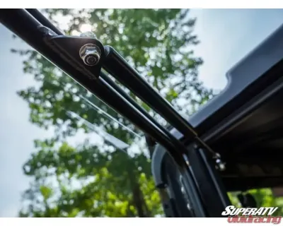 SuperATV Scratch Resistant Cab Enclosure 4-Door Polaris Ranger Mid Size 2015+ - DOOR-P-RAN-MID4-001-72