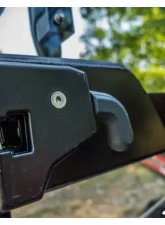 SuperATV Scratch Resistant Cab Enclosure 4-Door Polaris Ranger Mid Size 2015+                                     - DOOR-P-RAN-MID4-001-72 - Image 6