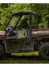 SuperATV Scratch Resistant Convertible Cab Enclosure 2-Doors Polaris Ranger XP 1000 2018+                                     - DOOR-P-RAN1K-001-72 - Image 2