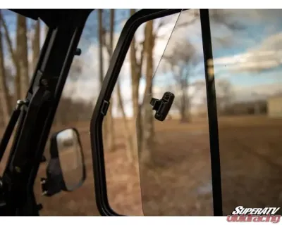 SuperATV Scratch Resistant Convertible Cab Enclosure 2-Doors Polaris Ranger XP 1000 2018+ - DOOR-P-RAN1K-001-72