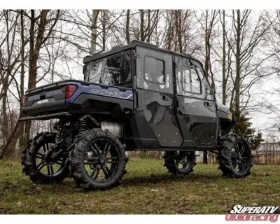 SuperATV Convertible Cab Enclosure 4-Doors Polaris Ranger XP Crew 1000 2019+ - DOOR-P-RAN1K4-001-72