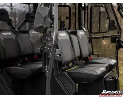 SuperATV Convertible Cab Enclosure 4-Doors Polaris Ranger XP Crew 1000 2019+ - DOOR-P-RAN1K4-001-72