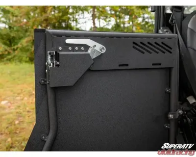 SuperATV Crew Cab Aluminum Doors Polaris Ranger 1000 2019+ - DOOR-P-RAN1K4-00