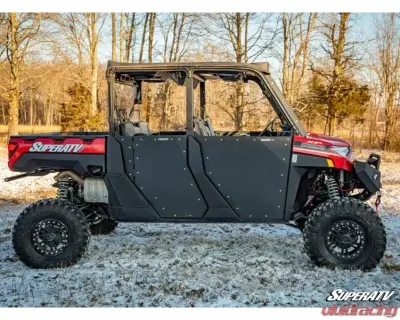 SuperATV Crew Cab Aluminum Doors Polaris Ranger 1000 2019+ - DOOR-P-RAN1K4-00