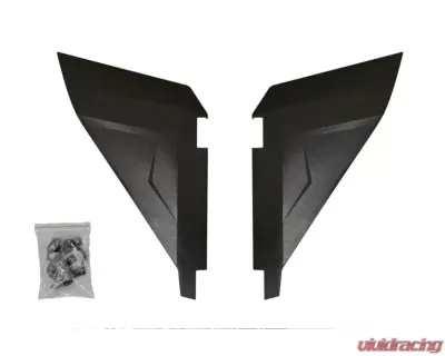 SuperATV Clear Lower 2-Doors w/ Plastic Side Panels Polaris RZR XP 4 Turbo 2016+ - DOOR-P-RZRT-K1-75