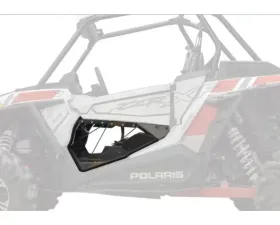 SuperATV Clear Lower 2-Doors w/ Aluminum Side Panels Polaris RZR XP 4 Turbo 2016+