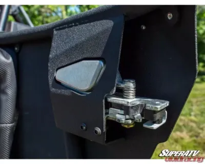 SuperATV Aluminum 2-Seater Doors Polaris RZR XP Turbo 2016+ - DOOR-P-RZRXPT-003-00