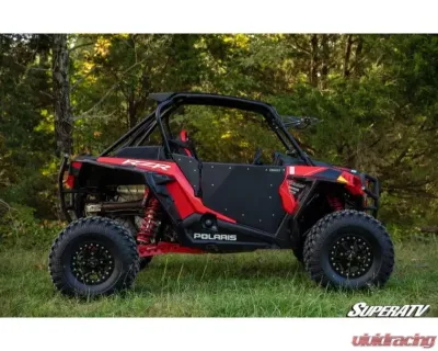SuperATV Aluminum 2-Seater Doors Polaris RZR XP Turbo 2016+ - DOOR-P-RZRXPT-003-00
