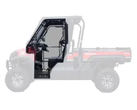 SuperATV Scratch Resistant Cab Enclosure 2-Doors Kawasaki Mule 2016+