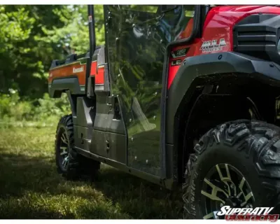 SuperATV Scratch Resistant Cab Enclosure 2-Doors Kawasaki Mule 2016+ - DR-K-FX-001-72