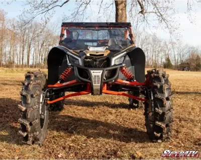 SuperATV Black Inner Fender Guards Can-Am Maverick X3 2017+ - FAP-CA-X3-01