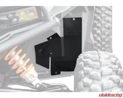 SuperATV Black Inner Fender Guards Polaris General 1000 2016+ - FAP-P-GEN-01