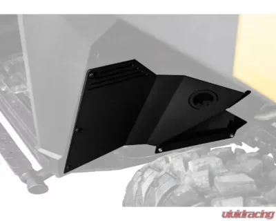 SuperATV Black Front Fender Guards Polaris Ranger XP 1000 2019+ - FAP-P-RAN1K-01