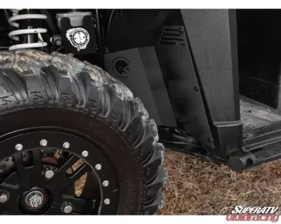 SuperATV Black Front Fender Guards Polaris Ranger XP 1000 2019+ - FAP-P-RAN1K-01