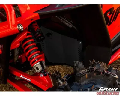 SuperATV Black Inner Fender Guards Polaris RZR XP 1000 2014+ - FAP-P-RZRXP-01