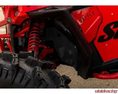 SuperATV Black Inner Fender Guards Polaris RZR XP 1000 2014+ - FAP-P-RZRXP-01
