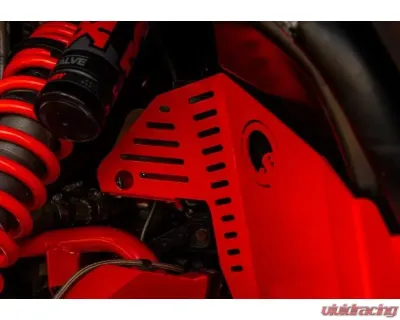 SuperATV Red Inner Fender Guards Polaris RZR XP 1000 2014+ - FAP-P-RZRXP-03