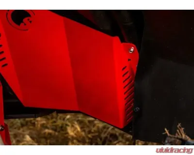 SuperATV Red Inner Fender Guards Polaris RZR XP 1000 2014+ - FAP-P-RZRXP-03