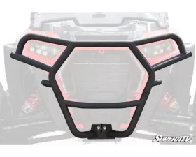 SuperATV Black Front Bumper w/ Winch Mount Polaris RZR XP Turbo S 2018+