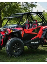 SuperATV Black Front Bumper w/ Winch Mount Polaris RZR XP Turbo S 2018+                                     - FBG-P-RZRXPTS-WM-00 - Image 4