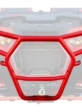 SuperATV Red Front Bumper w/ Winch Mount Polaris RZR XP Turbo S 2018+                                     - FBG-P-RZRXPTS-WM-03 - Image 6