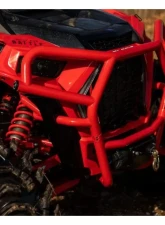 SuperATV Red Front Bumper w/ Winch Mount Polaris RZR XP Turbo S 2018+                                     - FBG-P-RZRXPTS-WM-03 - Image 4