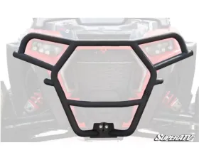 SuperATV 3500 Lb. Black Front Bumper Polaris RZR XP Turbo S 2018+
