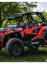 SuperATV 3500 Lb. Black Front Bumper Polaris RZR XP Turbo S 2018+                                     - FBG-P-RZRXPTS-WM-35-00 - Image 6