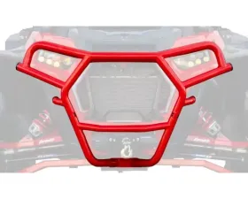 SuperATV 3500 Lb. Red Front Bumper Polaris RZR XP Turbo S 2018+