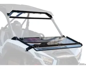 SuperATV Scratch Resistant Flip Down Windshield Kawasaki Teryx KRX 2020+