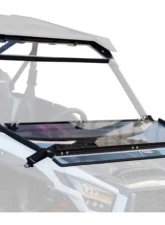 SuperATV Scratch Resistant Flip Down Windshield Kawasaki Teryx KRX 2020+                                     - FDWS-K-KRX-70 - Image 7