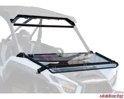 SuperATV Scratch Resistant Flip Down Windshield Kawasaki Teryx KRX 2020+ - FDWS-K-KRX-70