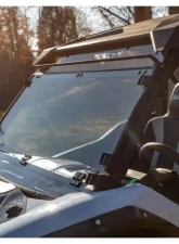 SuperATV Scratch Resistant Flip Down Windshield Kawasaki Teryx KRX 2020+                                     - FDWS-K-KRX-70 - Image 3