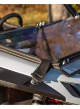 SuperATV Scratch Resistant Flip Down Windshield Kawasaki Teryx KRX 2020+                                     - FDWS-K-KRX-70 - Image 4