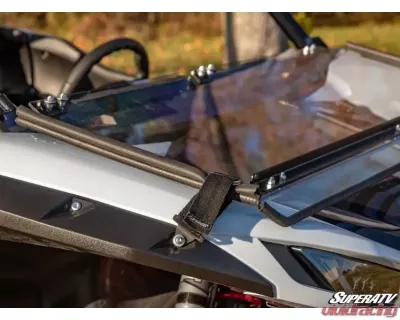 SuperATV Scratch Resistant Flip Down Windshield Kawasaki Teryx KRX 2020+ - FDWS-K-KRX-70