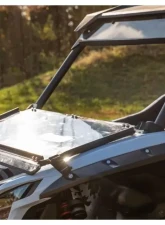 SuperATV Scratch Resistant Flip Down Windshield Kawasaki Teryx KRX 2020+                                     - FDWS-K-KRX-70 - Image 5