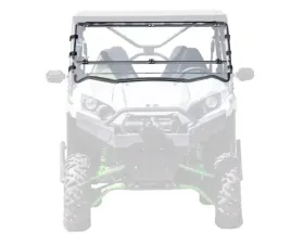 SuperATV Scratch Resistant Flip Down Windshield Kawasaki Teryx 2016+