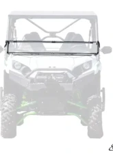 SuperATV Scratch Resistant Flip Down Windshield Kawasaki Teryx 2016+                                     - FDWS-K-TRX4-70 - Image 2