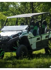 SuperATV Scratch Resistant Flip Down Windshield Kawasaki Teryx 2016+                                     - FDWS-K-TRX4-70 - Image 3