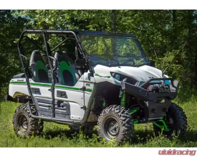 SuperATV Scratch Resistant Flip Down Windshield Kawasaki Teryx 2016+ - FDWS-K-TRX4-70