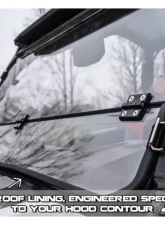 SuperATV Scratch Resistant Flip Down Windshield Polaris General XP 1000 2020+                                     - FDWS-P-GEN1K-70 - Image 4