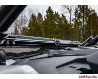 SuperATV Scratch Resistant Flip Down Windshield Polaris RZR Pro XP 2020-2021 - FDWS-P-PROXP-001-70