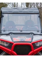 SuperATV Scratch Resistant Flip Down Windshield Polaris RZR S 1000 2016-2020                                     - FDWS-P-RZR1K-001-70 - Image 2
