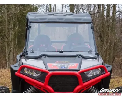 SuperATV Scratch Resistant Flip Down Windshield Polaris RZR S 1000 2016-2020 - FDWS-P-RZR1K-001-70