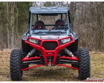 SuperATV Scratch Resistant Flip Down Windshield Polaris RZR S 1000 2016-2020 - FDWS-P-RZR1K-001-70
