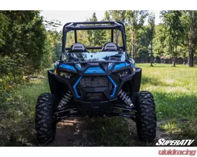 SuperATV Clear Scratch Resistant Flip Down Windshield Polaris RZR XP 1000 2014+ - FDWS-P-RZR1K-002-70